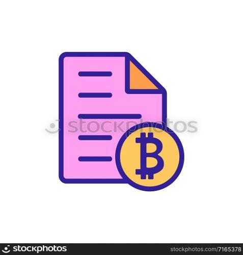 The rise of bitcoin icon vector. A thin line sign. Isolated contour symbol illustration. The rise of bitcoin icon vector. Isolated contour symbol illustration
