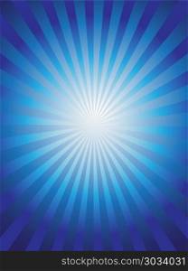 the shining blue sun ray background
