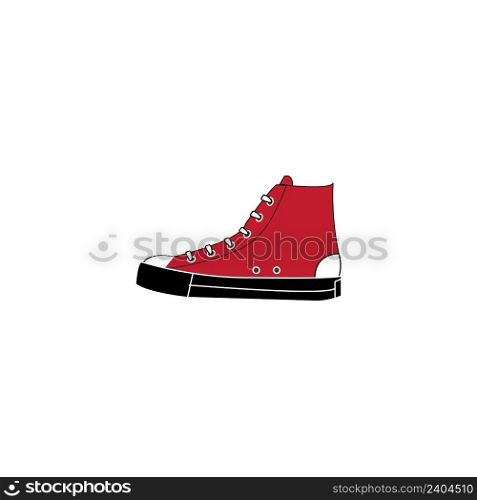 the shoes logo design template