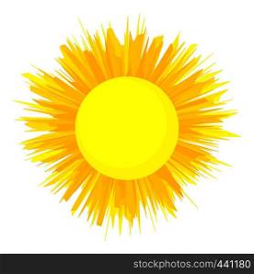The sun is shining icon. Cartoon illustration of the sun is shining vector icon for web. The sun is shining icon, cartoon style