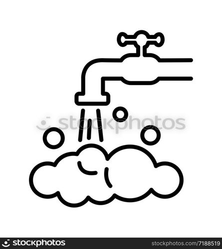 The tap water icon water symbol flat vector illustration eps 10. The tap water icon water symbol flat vector illustration