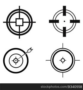 the target icon vector illustration design