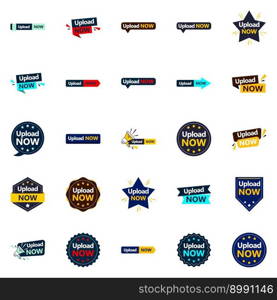 The Upload Now Vector Collection 25 Stunning Designs for Your Next Marketing Campaign