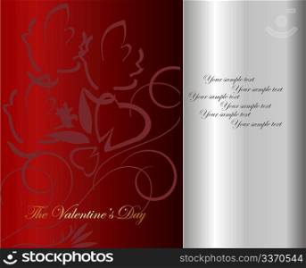 The Valentine&acute;s day. Vector