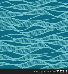 The vector illustration contains the image of abstract background. Blue abstract seamless