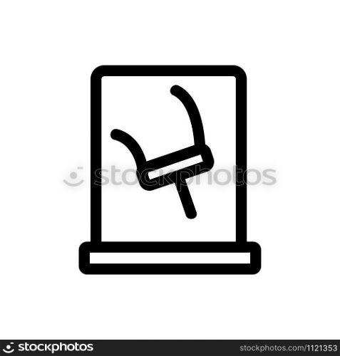 the wallpaper sticker is a vector icon. A thin line sign. Isolated contour symbol illustration. the wallpaper sticker is a vector icon. Isolated contour symbol illustration