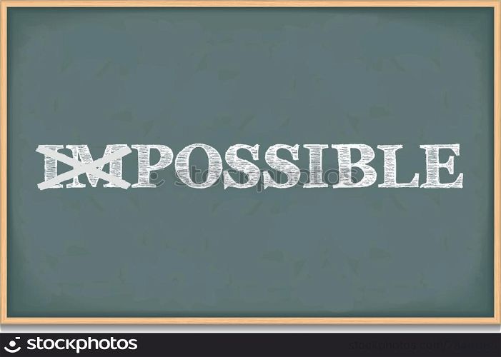 The word impossible changed to possible