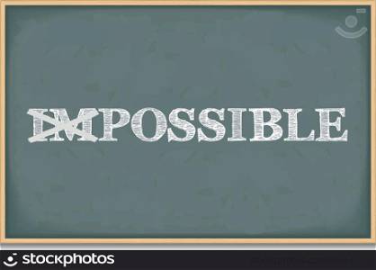 The word impossible changed to possible
