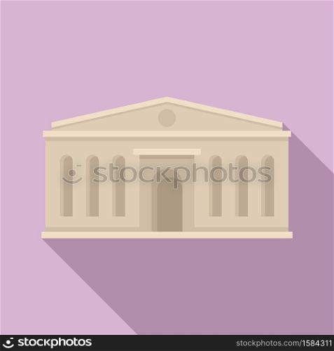 Theater icon. Flat illustration of theater vector icon for web design. Theater icon, flat style