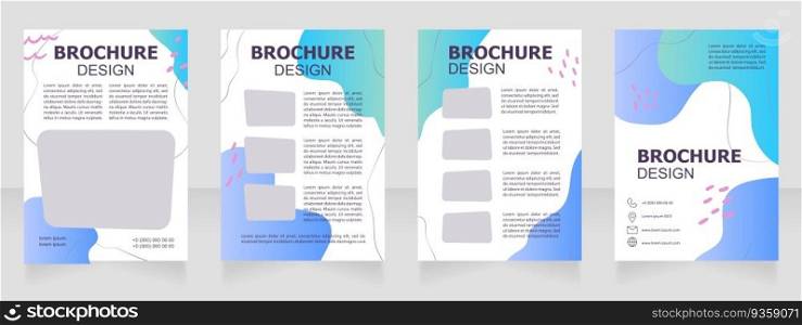 Theatre censorship guideline blank brochure design. Template set with copy space for text. Premade corporate reports collection. Editable 4 paper pages. Tahoma, Myriad Pro, Arial fonts used. Theatre censorship guideline blank brochure design