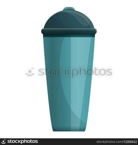 Thermo flask icon. Cartoon of thermo flask vector icon for web design isolated on white background. Thermo flask icon, cartoon style