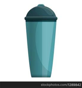 Thermo flask icon. Cartoon of thermo flask vector icon for web design isolated on white background. Thermo flask icon, cartoon style