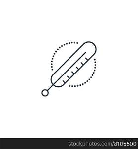 Thermometer creative icon from medicine icons Vector Image