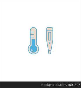 thermometer flat icon vector logo design trendy illustration signage symbol graphic simple