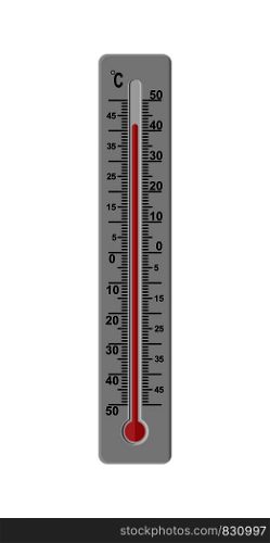 Thermometer for measuring the temperature of the air outside or indoors.