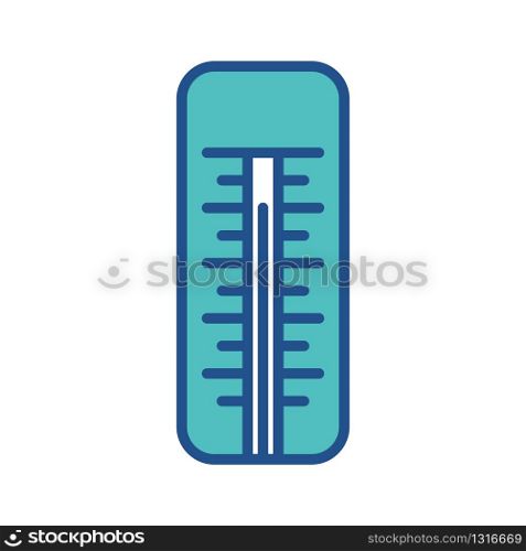 thermometer icon design, flat style icon collection