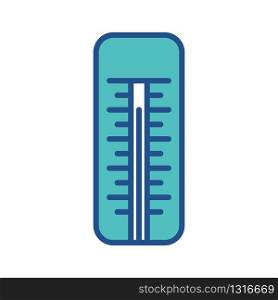 thermometer icon design, flat style icon collection