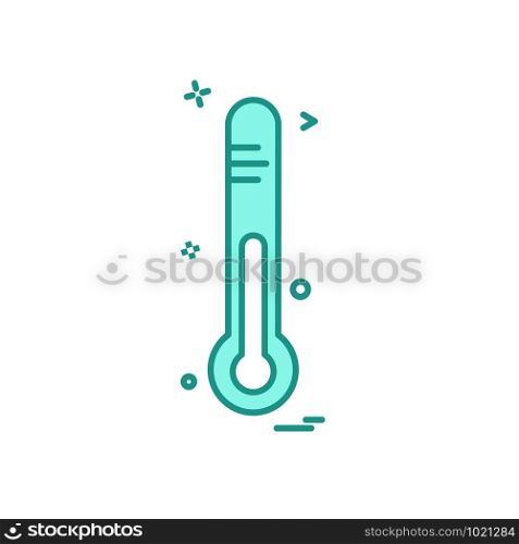 thermometer icon design vector