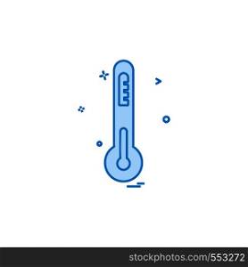Thermometer icon design vector