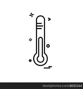 thermometer icon design vector