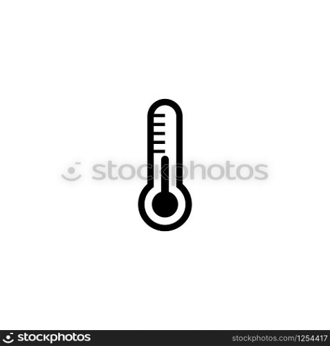 thermometer icon design vector logo template EPS10