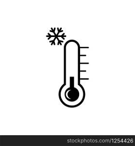 thermometer icon design vector logo template EPS10