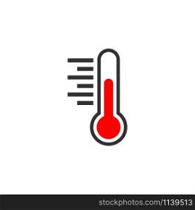 Thermometer icon graphic design template vector isolated. Thermometer icon graphic design template vector