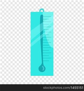 Thermometer icon in cartoon style isolated on background for any web design. Thermometer icon, cartoon style