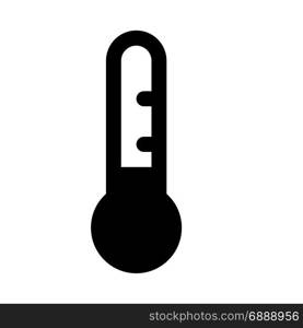 thermometer, icon on isolated background
