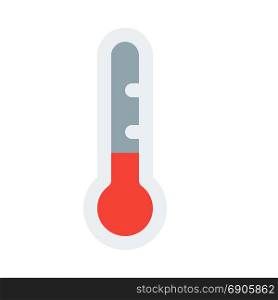 thermometer, icon on isolated background