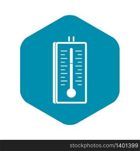 Thermometer icon. Simple illustration of thermometer vector icon for web. Thermometer icon, simple style