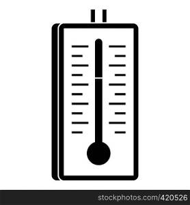 Thermometer icon. Simple illustration of thermometer vector icon for web. Thermometer icon, simple style