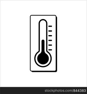 Thermometer Icon, Temperature Indicator Vector Art Illustration