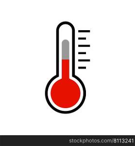 Thermometer icon vector