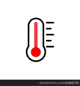 thermometer icon vector design templates white on background