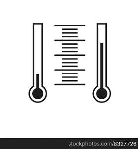 Thermometer icon. Vector illustration. stock image. EPS 10.. Thermometer icon. Vector illustration. stock image. 
