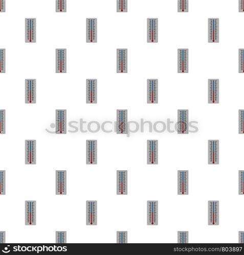 Thermometer pattern seamless vector repeat for any web design. Thermometer pattern seamless vector