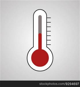 thermometer vector icon 10 eps.