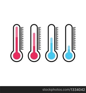 Thermometer vector icon illustration design