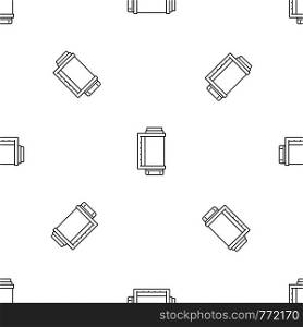 Thermos bottle pattern seamless vector repeat geometric for any web design. Thermos bottle pattern seamless vector