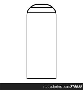 Thermos icon. Outline illustration of thermos vector icon for web. Thermos icon, outline style
