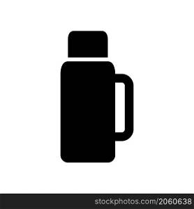 thermos icon vector solid style