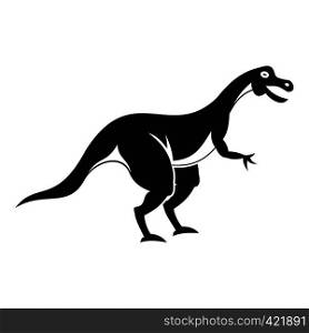 Theropod dinosaur icon. Simple illustration of theropod dinosaur vector icon for web. Theropod dinosaur icon, simple style