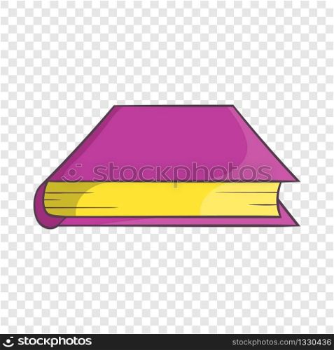 Thick book icon in cartoon style isolated on background for any web design . Thick book icon, cartoon style