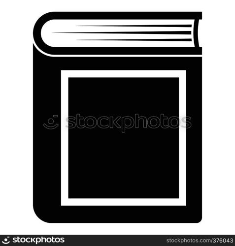 Thick book icon. Simple illustration of thick book vector icon for web. Thick book icon, simple style