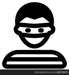 Thief avatar wearing bandit mask