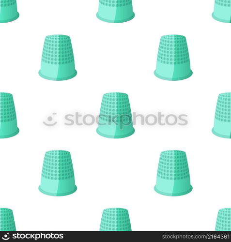Thimble pattern seamless background texture repeat wallpaper geometric vector. Thimble pattern seamless vector