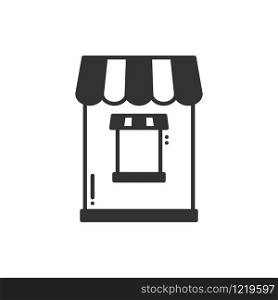 Thin line icons set. Cashbox, ticket window. Food kiosk, trolley, mobile cafe, shop, trade cart. Vector linear icons. Isolated illustration Symbols Object Sale silhouette. Thin line icons set. Cashbox, ticket window. Food kiosk, trolley, mobile cafe, shop, trade cart. Vector style linear icons. Isolated illustration. Symbols. Object. Sale silhouette