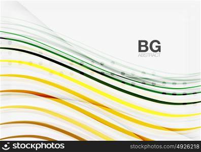 Thin lines wave abstract background. Thin lines wave abstract background. Vector template background for workflow layout, diagram, number options or web design