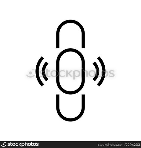 thin transparent scroll line icon vector. thin transparent scroll sign. isolated contour symbol black illustration. thin transparent scroll line icon vector illustration